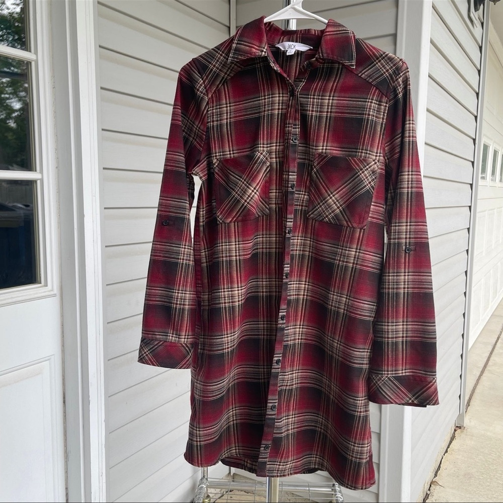 JACK Flannel Dress Women’s Small